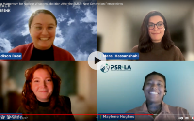 Building Momentum for Nuclear Weapons Abolition After 2MSP: Next Gen Perspectives — Video