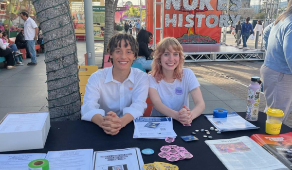 Youth Anti-Nuclear Activists at LA Farmers Market